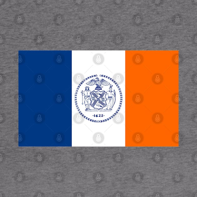 Flag of New York City, New York by brigadeiro